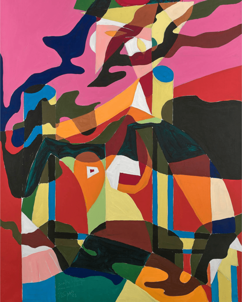 Camouflage Lichtenstein/Picasso, Femme dans un fauteuil, 1963